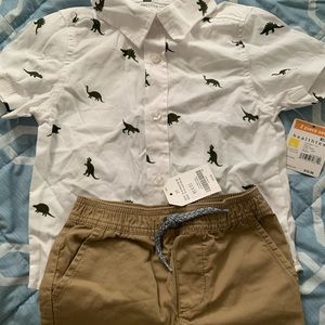Dinosaur polo w/shorts